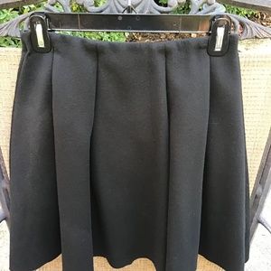 Black pleated skirt